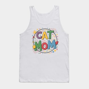 Cat mom Tank Top